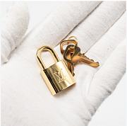 LV speedy lock and key - golden  - 1