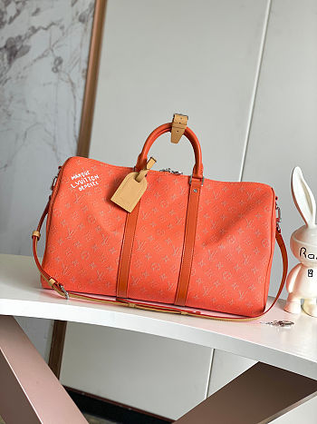 Keepall Bandoulière 50 Monogram Heritage - size  50*29*23cm