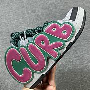  Lanvin Curb-Lettering Sneakers  - 6