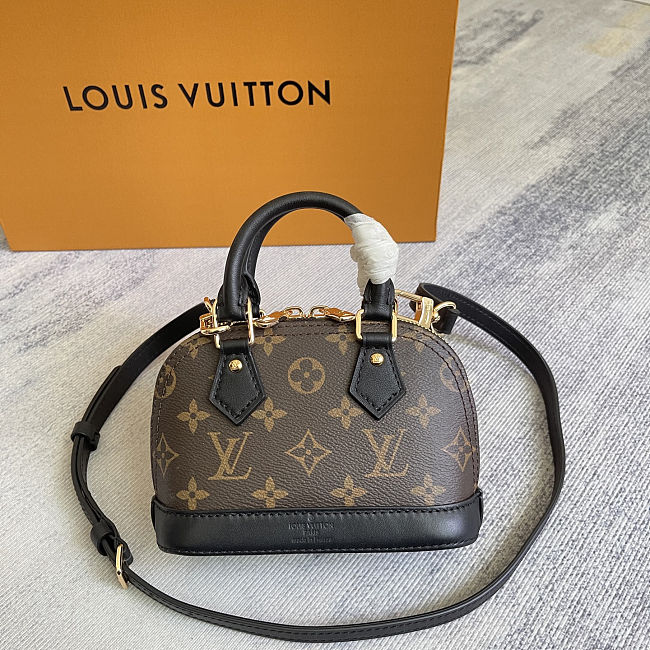 LV Nano Alma bag size 18 x 12 x 8 cm - 1