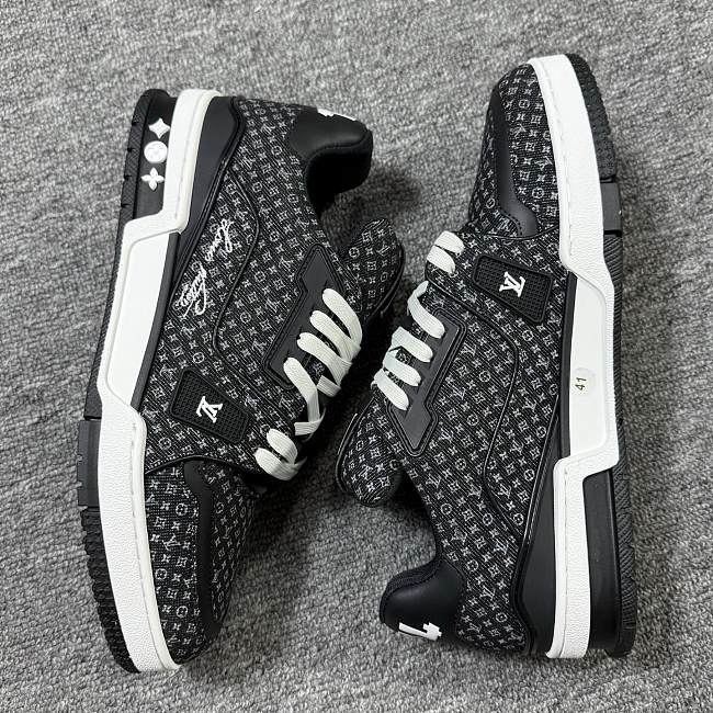 Louis Vuitton Trainer Denim black - 1