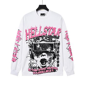 Buy Hellstar Pixel Long-Sleeve Tee 'White' 