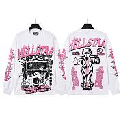 Buy Hellstar Pixel Long-Sleeve Tee 'White'  - 6