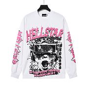 Buy Hellstar Pixel Long-Sleeve Tee 'White'  - 5